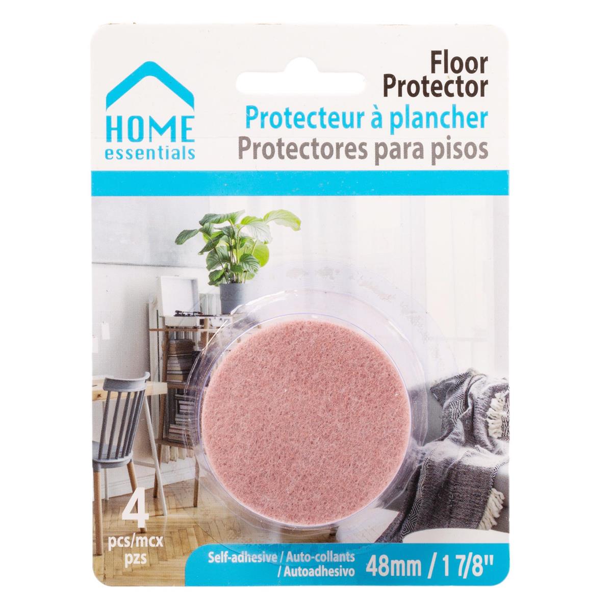 H.E. 4-pc 1-7/8" D Floor Protectors    b/c
