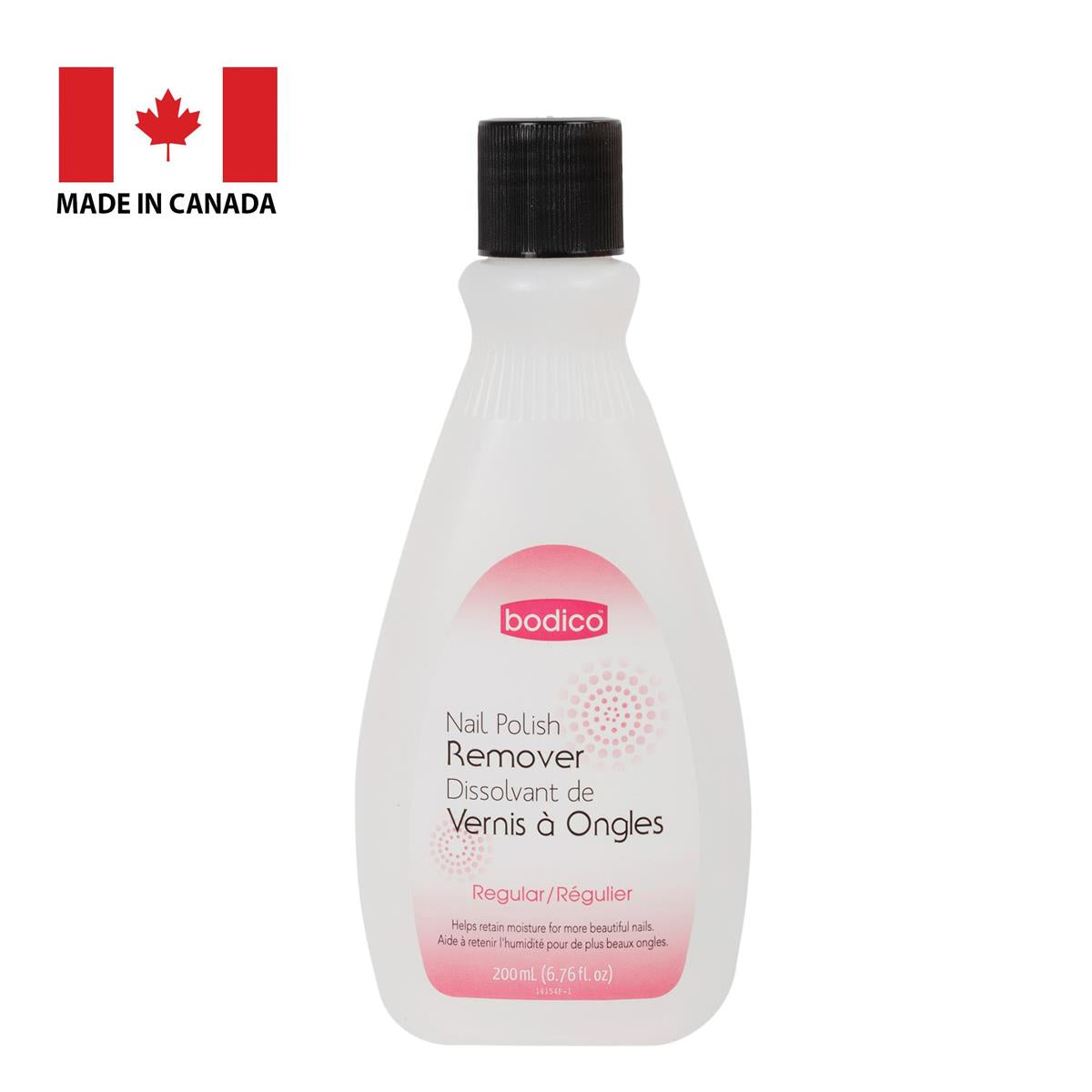 Bodico, 200mL (6.7oz) Nail Polish Remover, Regular