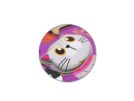 Handmade Sticker: 4.9"x7.3" 3D Big Puffy C) Meow