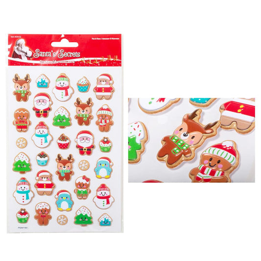 S.Secrets Xmas Pop-Up Stickers, 9.45"x5.7", pbh