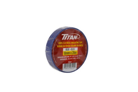 TITAN BLUE P.V.C. ELECTRICAL TAPE 18mm x 20m