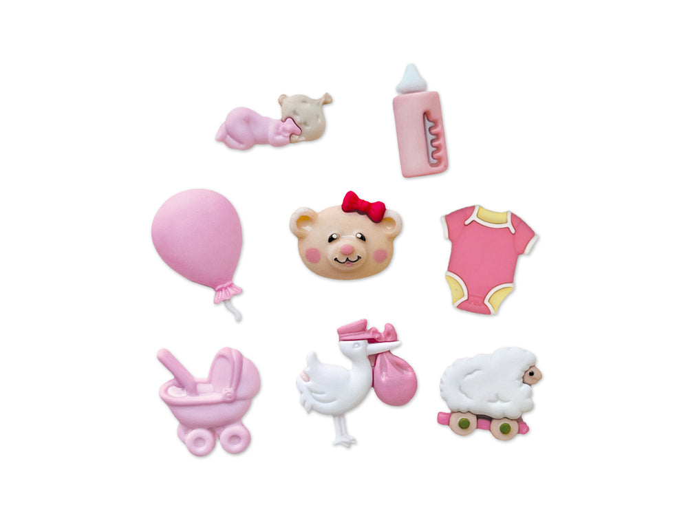 Buttons Galore & More: Craft & Sewing Novelty Buttons Asst 4424 Baby Girl