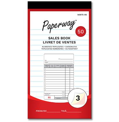 SALES BOOK - 50 TRIPLICATES