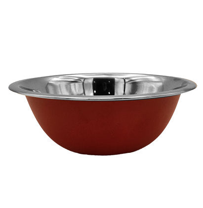 STAINLESS STEEL BOWL-16 CM-RED