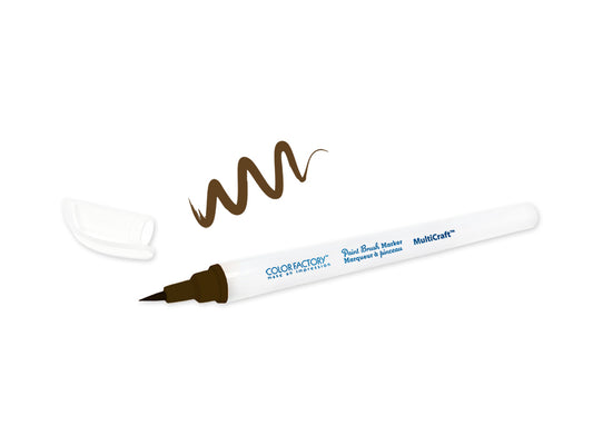 Color Factory: Water Based Paint Brush Marker 1.8g E) Brown