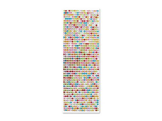 Paper Craft Sticker: 4mm Gem Lines 1029pc Value-Pack C) Multicolor