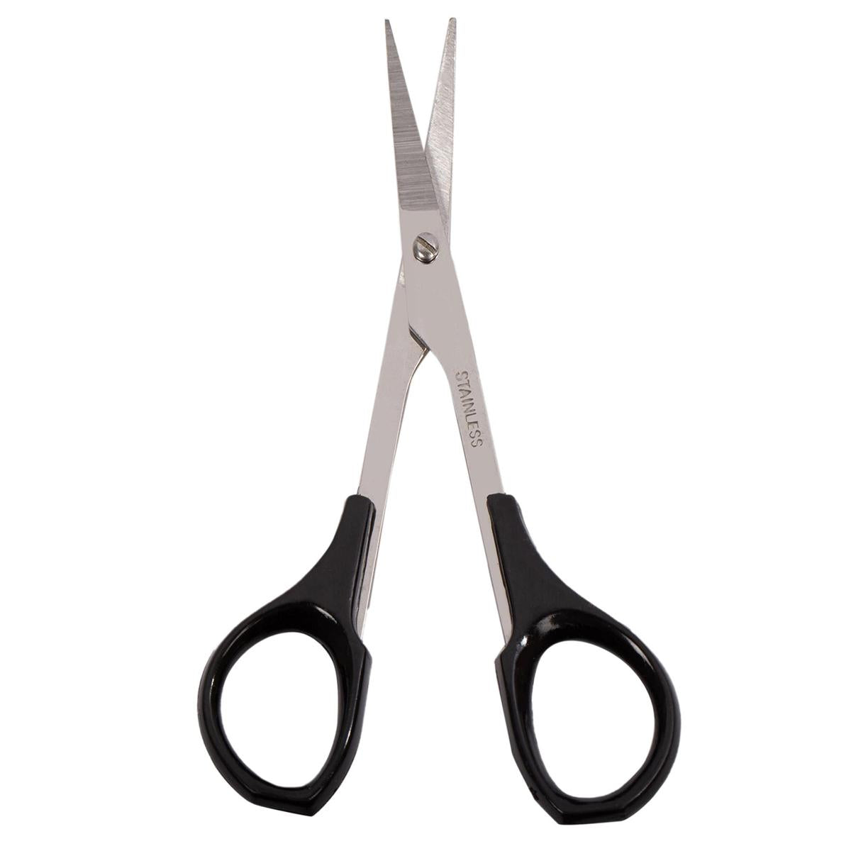 Bodico S/S Nail & Cuticle Scissors, b/c, black handle