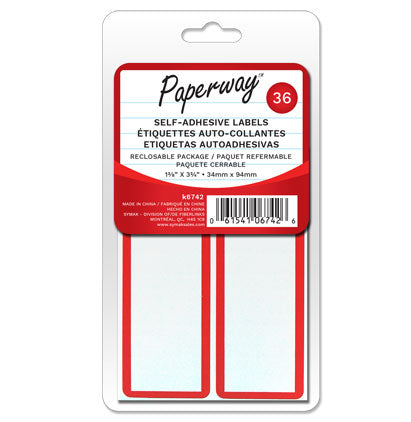36 SELF-ADHESIVE LABELS