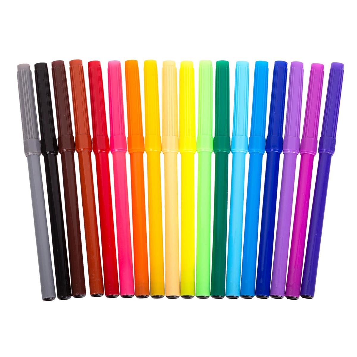 Fine Point Markers: 18 markers/PK