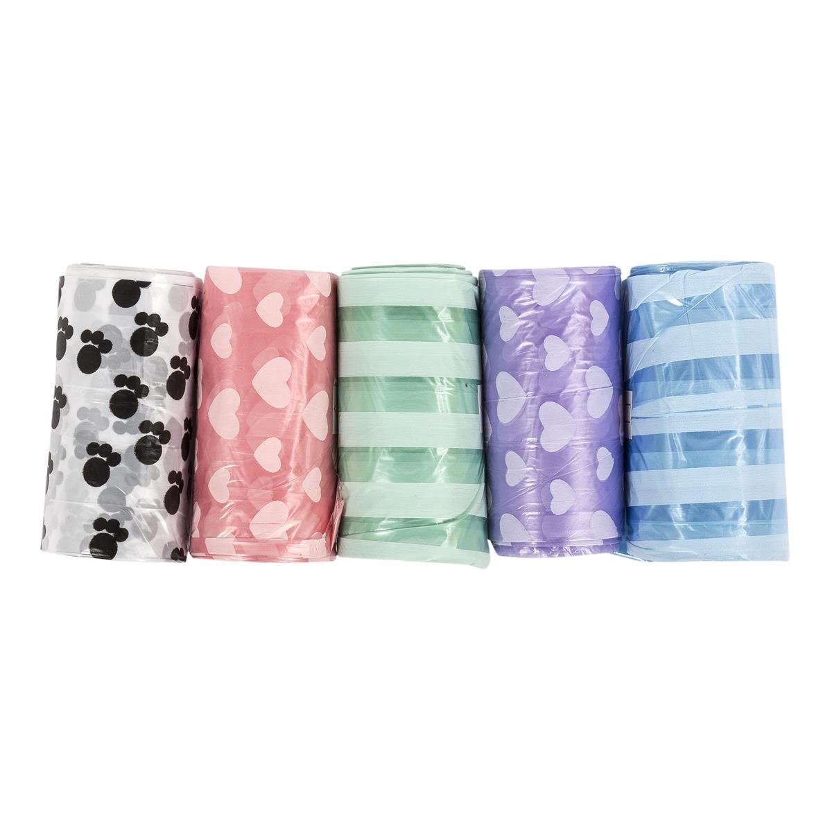 PAWS,  9" x 12", 5-pk Clean Up Bag 15 Bags  per roll,(CS)