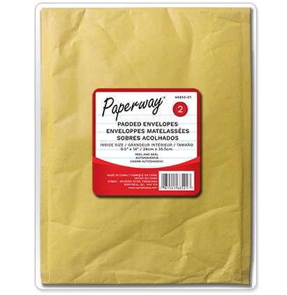 PADDED ENVELOPES - 2 9.7" X 13.8"