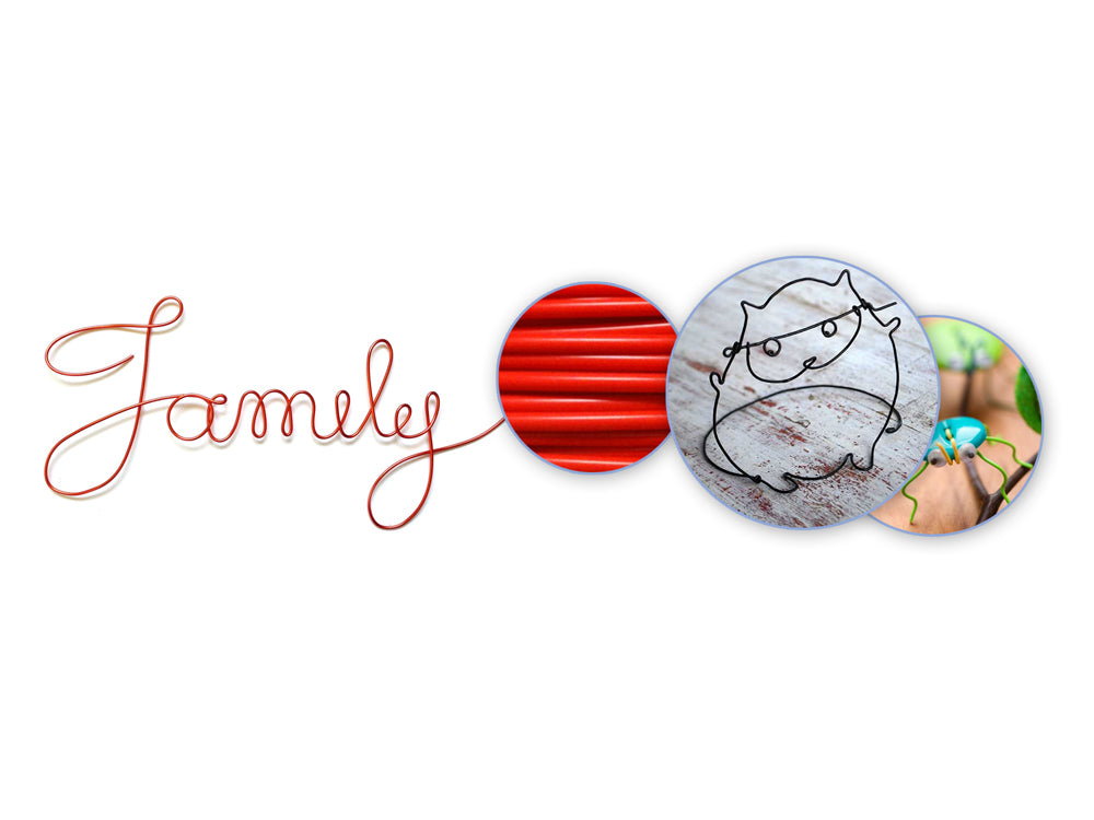 Craft/Beading Wire: 22g Brights 4m x 5 Colors Asst (20m Total)