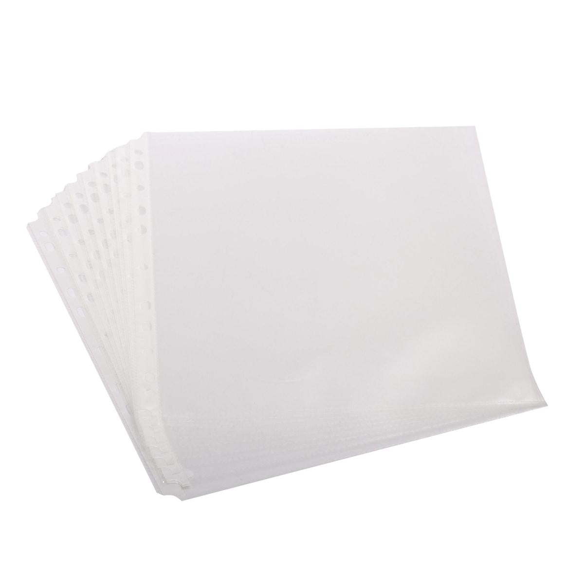 O.WKs. 10-pc Sheet Protector, 8.5"x 11" pp bg w/lbl 36/dsp