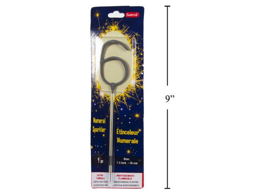 Number 6 Sparkler