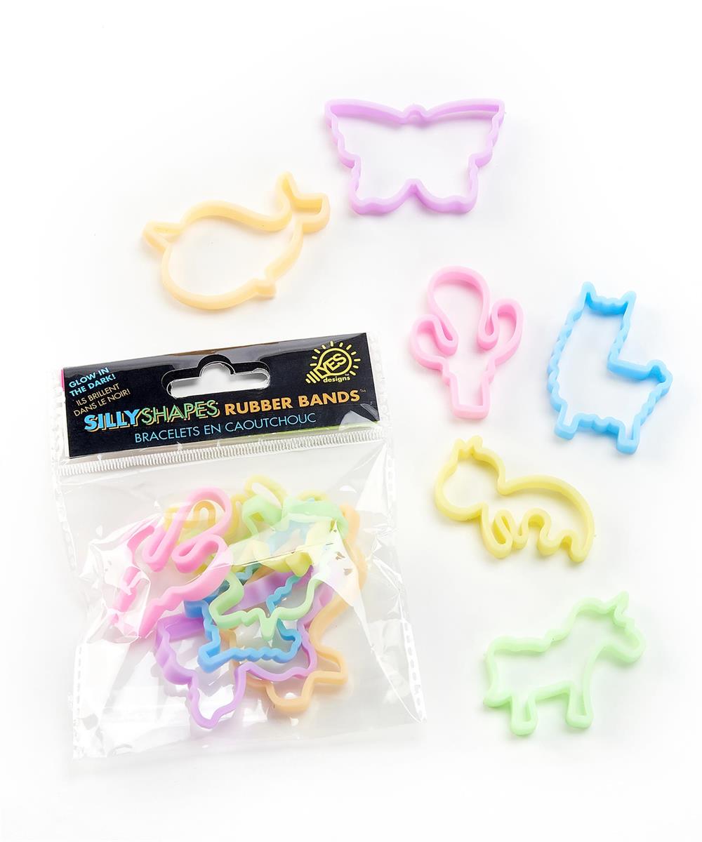 TPR GID Popular Shap.Rub.Bands, 36pcs/dsp, L:2.2"xW:1.8"