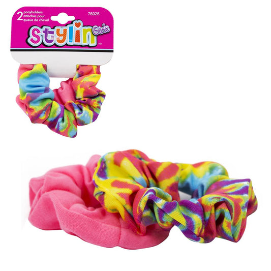 Kids, 2pcs Bright Scrunchie, h/c