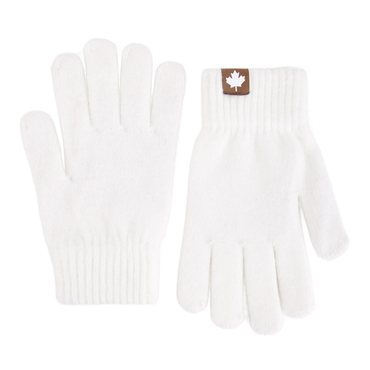 Nordic T. Canada Knit Glove, single layer, 2 asst, hc