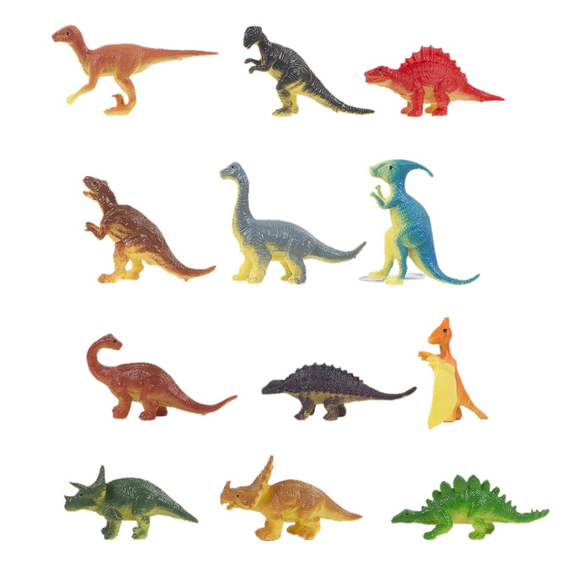 Nature's Critters, 6-pc, Dinosaur PVC bag, 2/s, header card(CS)