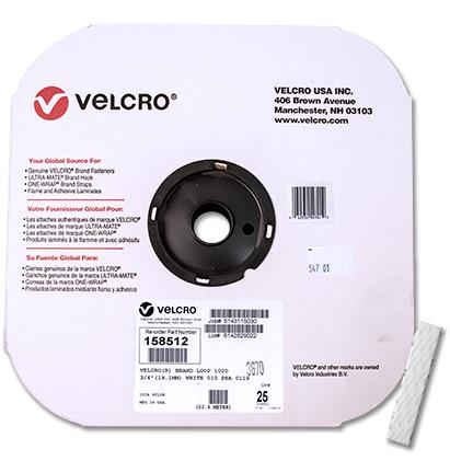 VELCRO® Brand 3/4' STICKY BACK 'LOOP' WHITE-23M