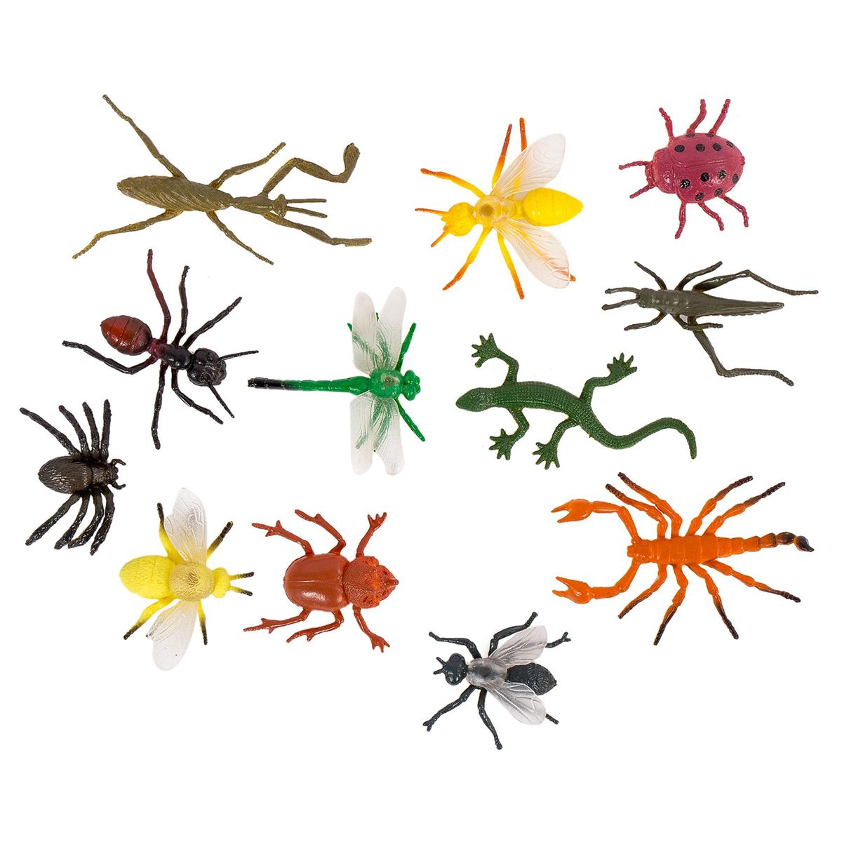 Nature's Critters, 6-pc, Insect PVC bag, 2/s,  header card(CS)