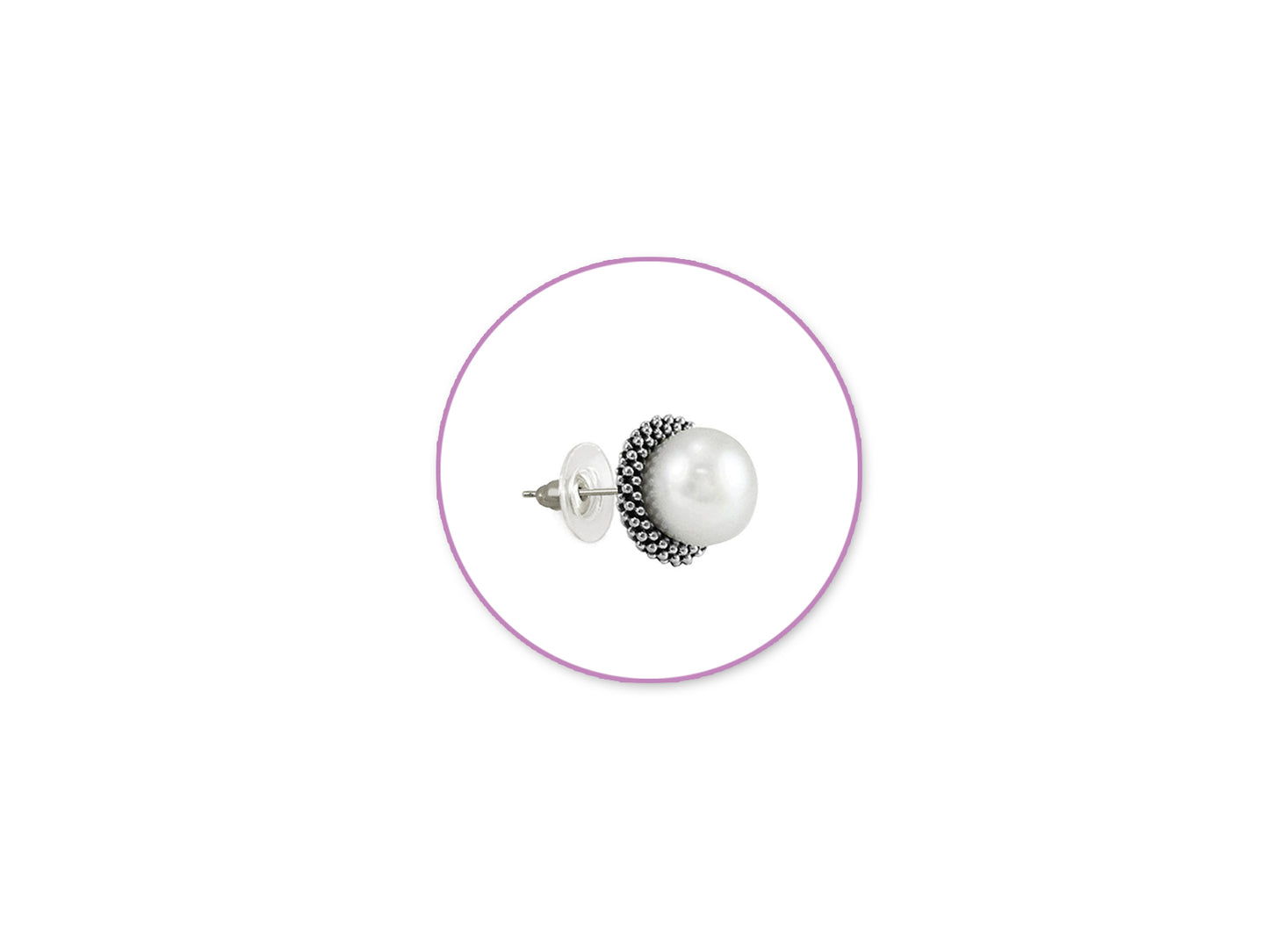 Jewelry Findings: 11mm Clear Flat-Pad Earring Back x14 B) Silver
