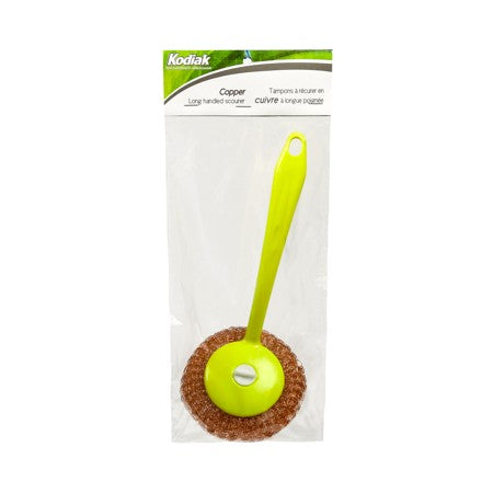 KODIAK COPPER LONG HANDLED SCOURER 1/PK