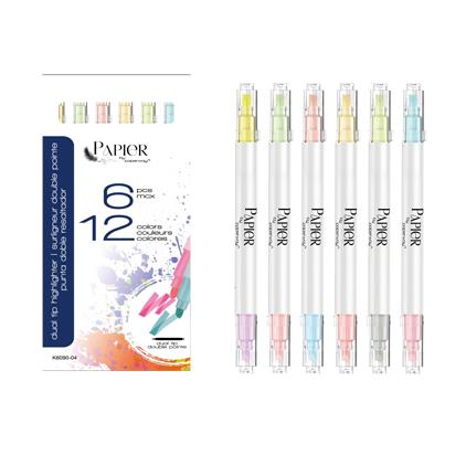 HIGHLIGHTER-6PK-12 COLORS