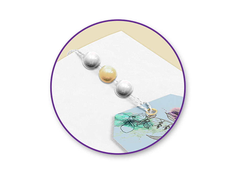 Metal Effect Beads: 8mm Luster Electroplated Round 30g B) Gold