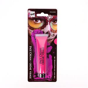 Party Gear Hween Face/Body Cream in Tube, Pink, 46g, Blister