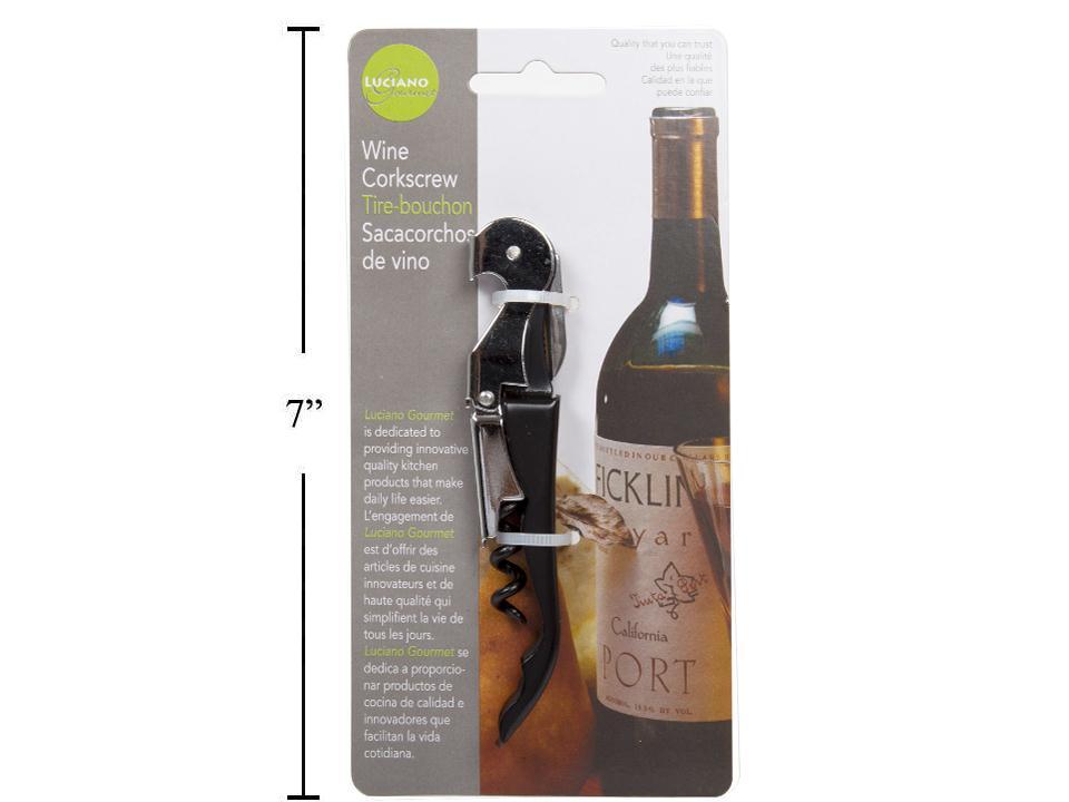 L.Gourmet  4.5" Wine Corkscrew, t.o.c.