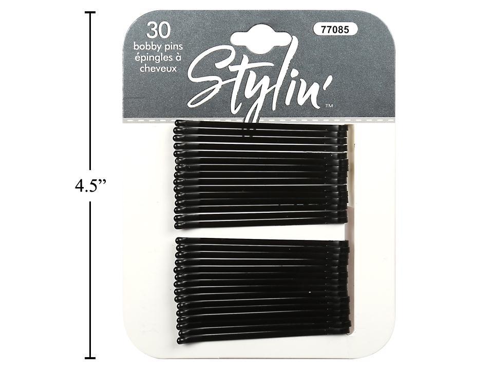 Styling, 30-pc Matte Black Bobby Pins, h/c