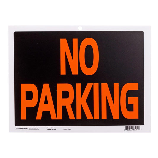 9x12" Pvc Sign  "No Parking"