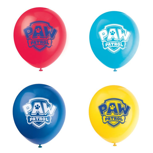 Paw Patrol 12" Latex Balloons  8ct