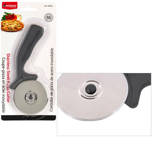 Luciano  S/S Pizza Cutter w/ Plastic Handle, b/c