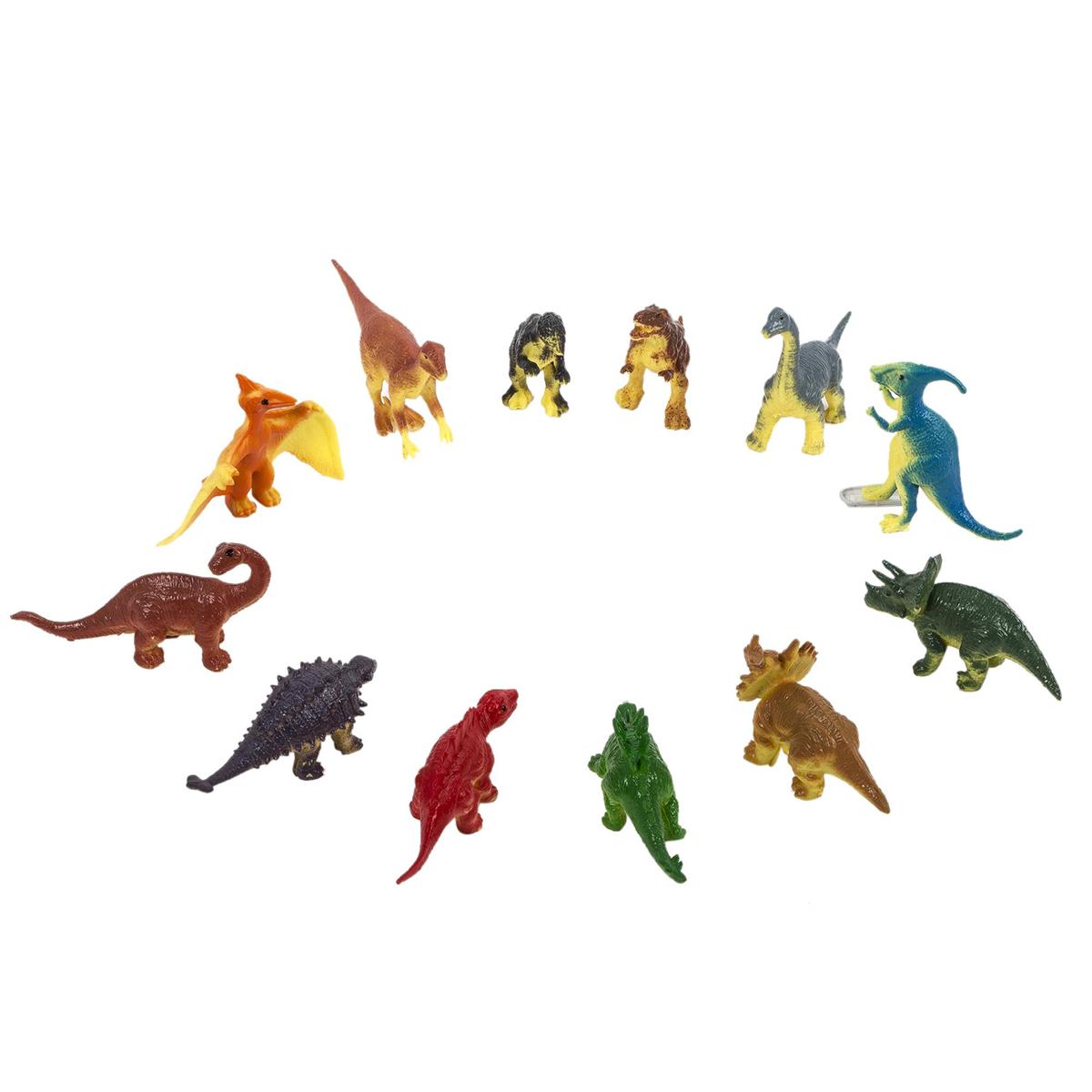 Nature's Critters, 6-pc, Dinosaur PVC bag, 2/s, header card(CS)