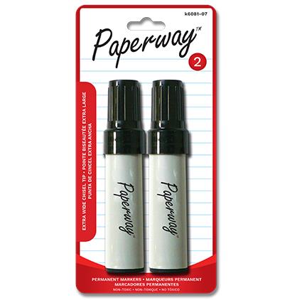 PERMANENT MARKERS -2, WIDE TIP
