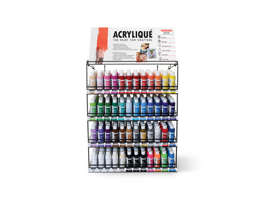 Color Factory: 4oz Acrylique Paint for Crafter's 188 Blue Metallic