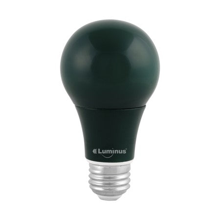 LUMINUS LED A19 GREEN LIGHT BULB 1/PK
