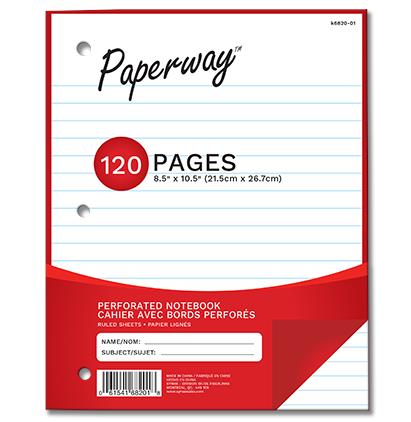 EXERCISE BOOK - 120 8" X 10.5"