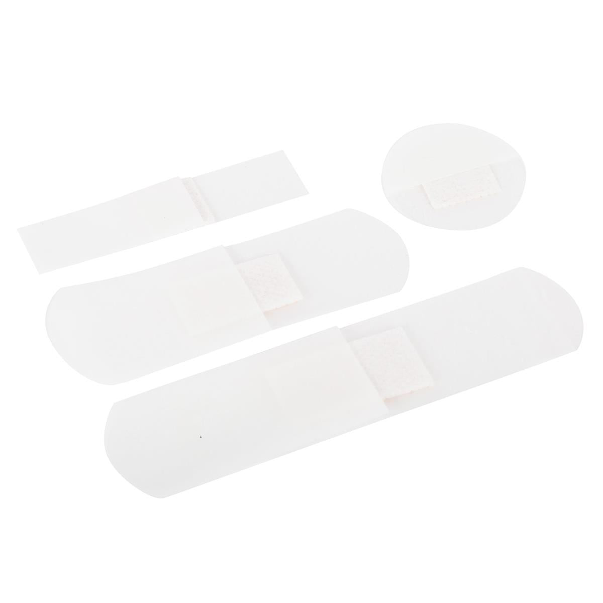 Bodico 60pc Clear Bandages, 4 Sizes c/box(HZ)