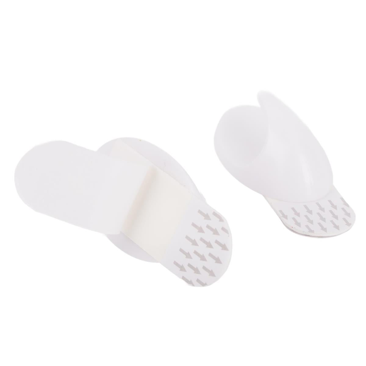 H.E. 3-PC Removable Hooks Self-adhesive. L:1.9"