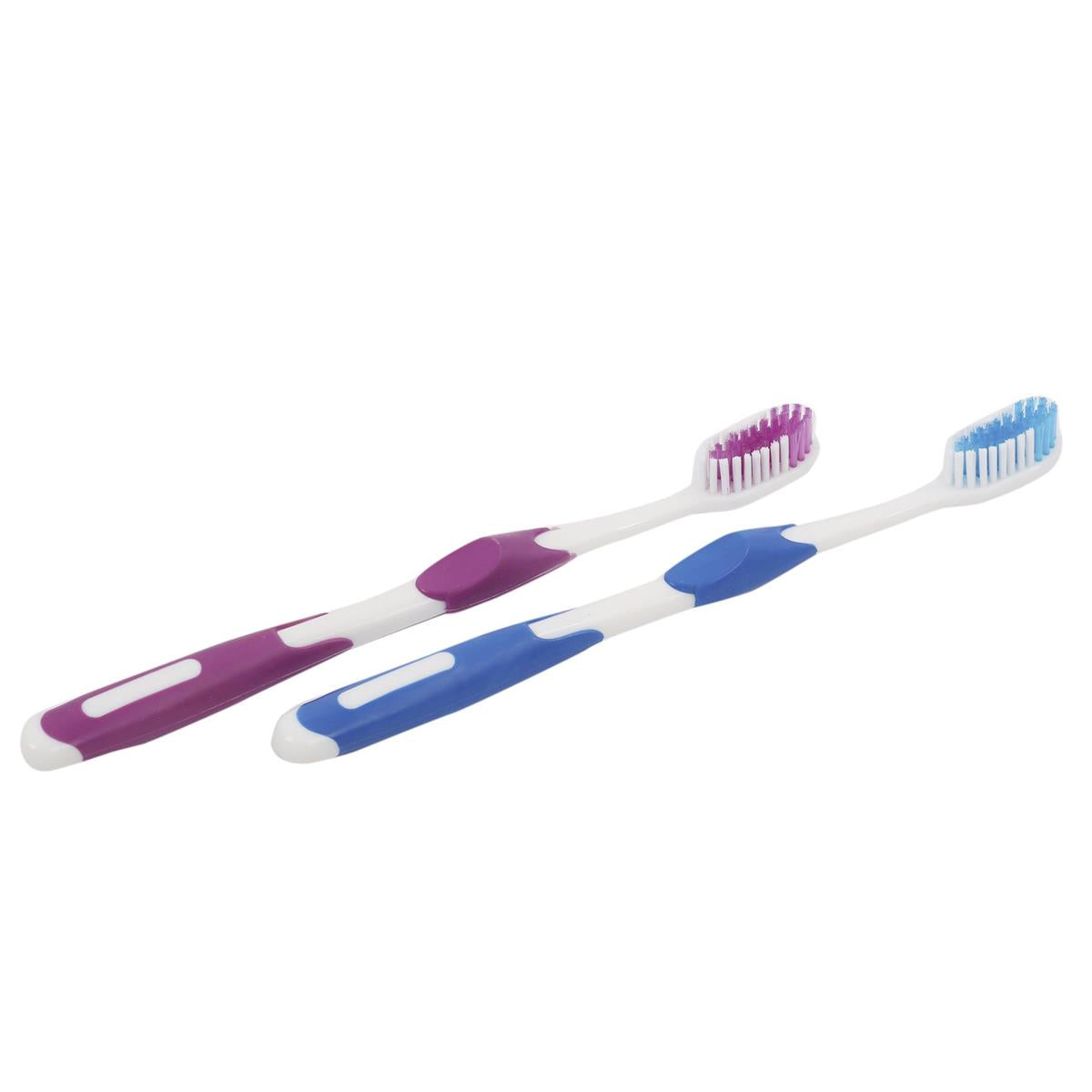 Bodico 2-pc Adult Toothbrush, pbh w/metallic insert card each(HZ)