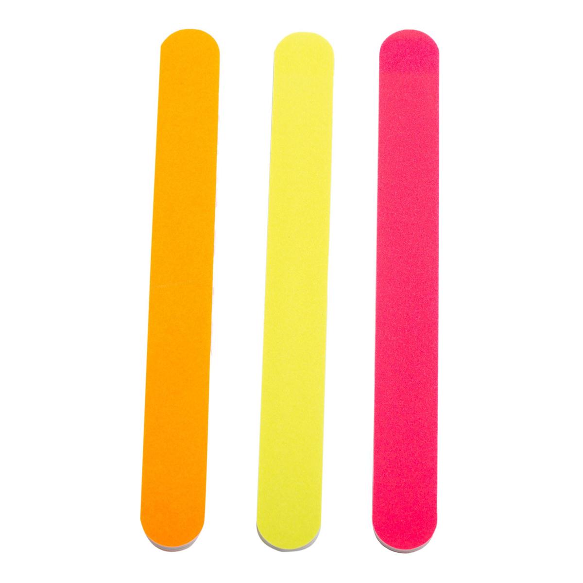 Bodico 3-pc Neon Nail File, opp bag + insert