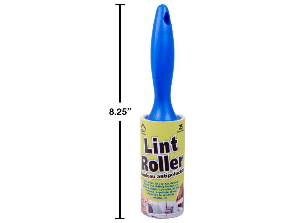 H.E., 25 Sheet Lint Roller w/ Blue Handle