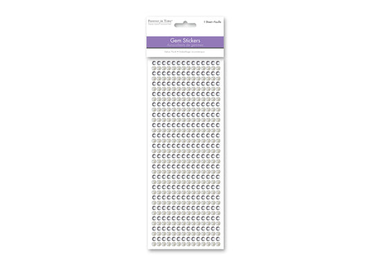Paper Craft Sticker: 6mm Gem Lines 504pc Value-Pack H) Pearl