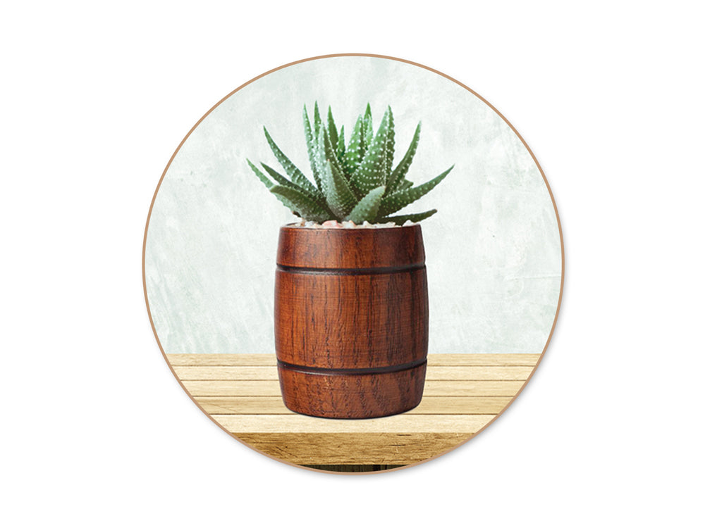 Craftwood: 2.8"x2" Mini Barrel Natural Routered