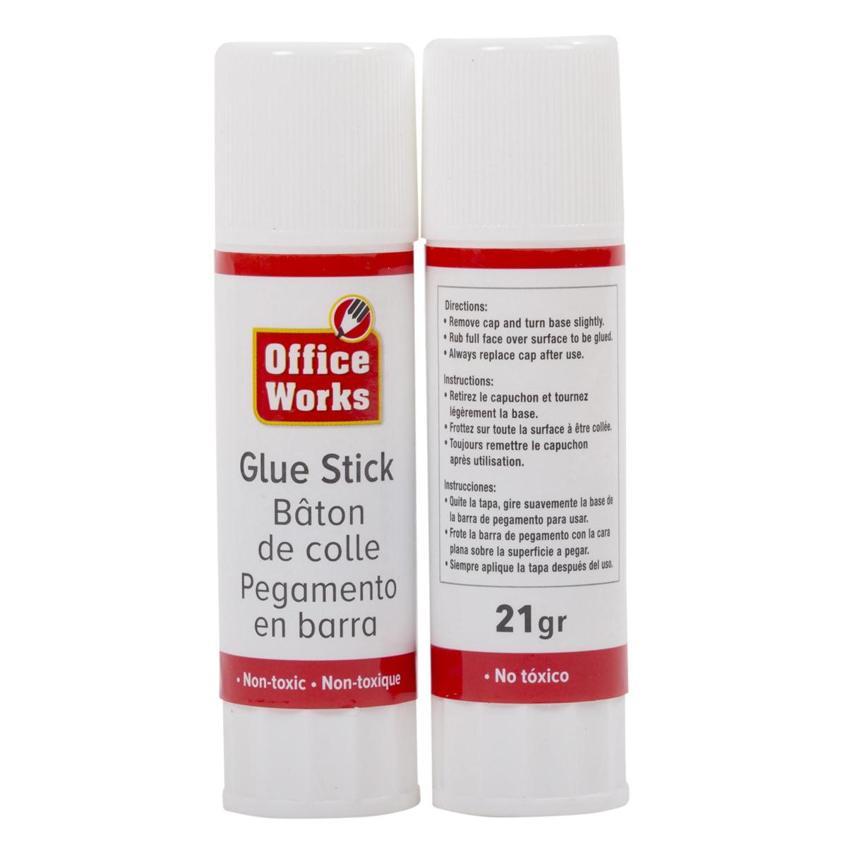 O.WKs. 2-pc 21g Glue Stick, b/c
