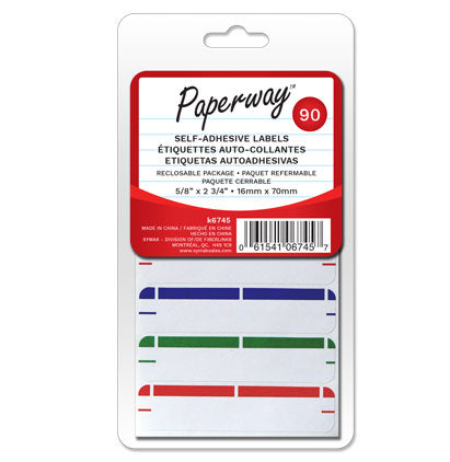 90 SELF-ADHESIVE LABELS