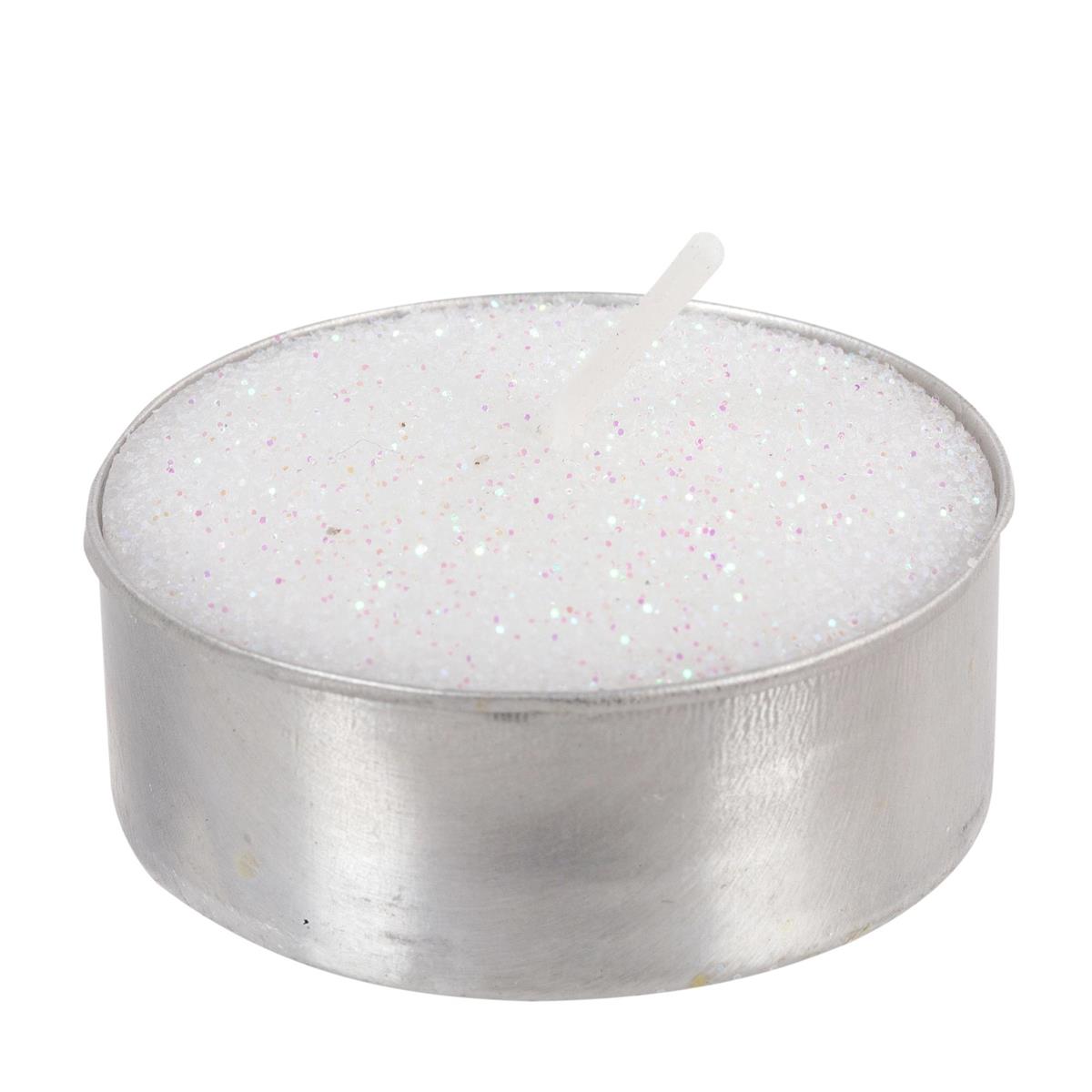 Enlighten 9pk Shimmer White Tealight Candles, pvc box