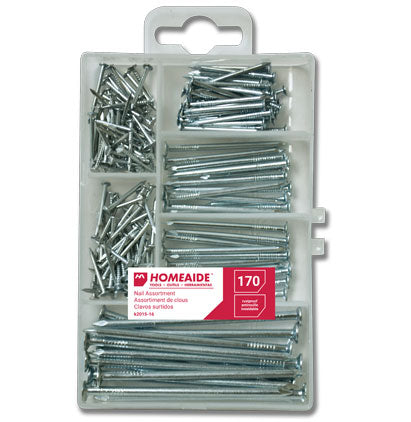 NAIL ASSORTMENT - 170PCS